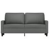 vidaXL 2-personers sofa 140 cm stof mørkegrå