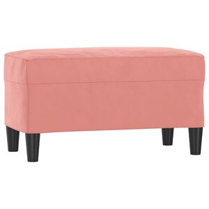 vidaXL b&aelig;nk 70x35x41 cm velour lyser&oslash;d