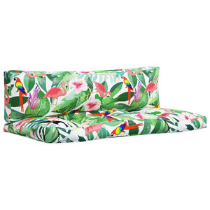 vidaXL pallehynder 2 stk. oxfordstof flerfarvet