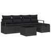 vidaXL Sofa S&aelig;t 6 stk. 5-Antal s&aelig;der Sort polyrattan
