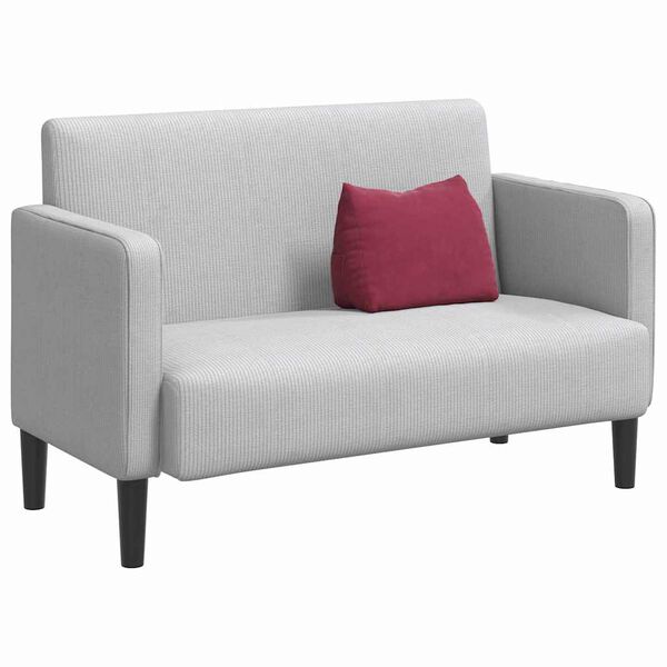 vidaXL Rygpude Vinr&oslash;d 45 x 20 x 35 cm Velourstof