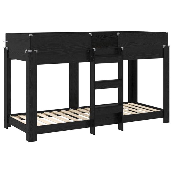 vidaXL K&oslash;jeseng til B&oslash;rn Sort eg 80 x 190 cm Konstrueret tr&aelig;