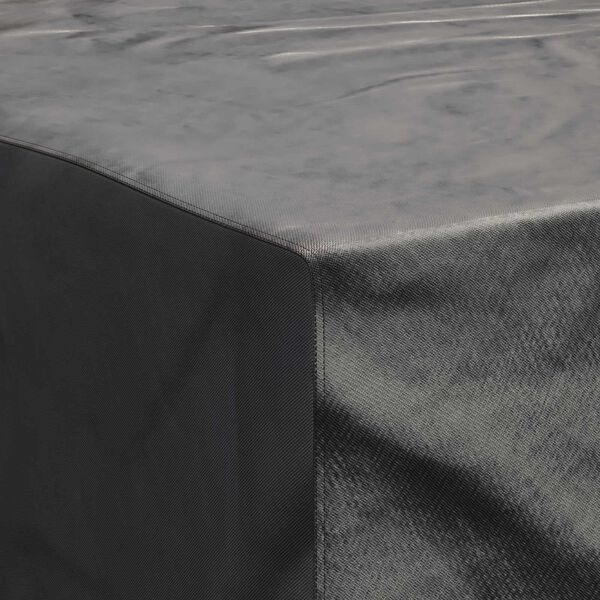 vidaXL Møbelbetræk Ensfarvet Sort 300 x 250 x 100 cm 210D