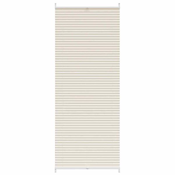 Plisseret blind 90x200 cm creme