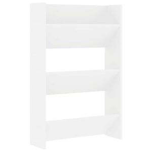 vidaXL v&aelig;gh&aelig;ngt skoskab 60x18x90 cm sp&aring;nplade hvid