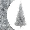 vidaXL kunstigt juletr&aelig; med juletr&aelig;sfod 240 cm PET s&oslash;lvfarvet