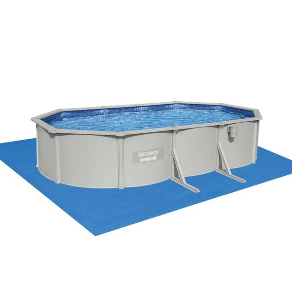 Bestway Hydrium fritstående pool 610x360x120 cm oval