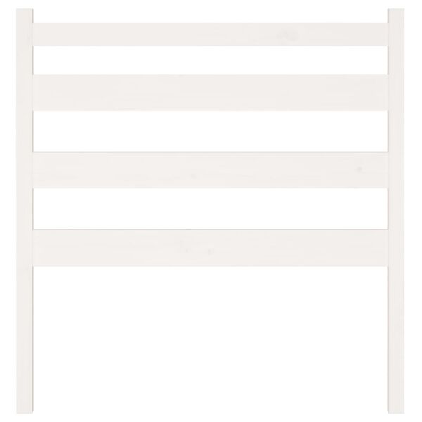vidaXL sengeg&aelig;rde 96x4x100 cm massivt fyrretr&aelig; hvid
