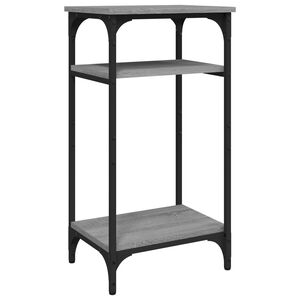 vidaXL sidebord 40x30x75 cm konstrueret tr&aelig; gr&aring; sonoma-eg