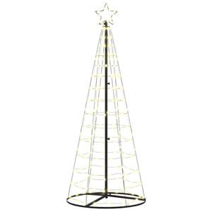 vidaXL LED juletr&aelig; Varm hvid 250 cm Jern