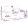 vidaXL 2-personers sofa 160x81x84 cm stof vinr&oslash;d