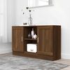 vidaXL sk&aelig;nk 120x30,5x70 cm konstrueret tr&aelig; brun egetr&aelig;sfarve