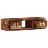 vidaXL væghængt tv-skab 100x32x25 cm massivt genbrugstræ