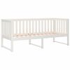 vidaXL daybed uden madras 80x200 cm massivt fyrretræ hvid