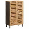 vidaXL Opbevaringsskabe Naturfarvet 60 x 33 x 100 cm Massivt mangotr&aelig;
