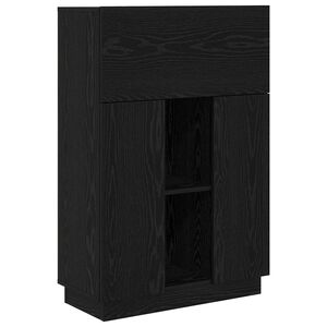 vidaXL Bord Sort eg 71,5 x 31,5 x 106,5 cm Konstrueret tr&aelig;