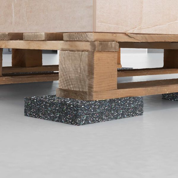 vidaXL Gummirulle Sort Gummi