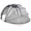 vidaXL Pooltelt Dome Transparent 538 x 440 x 204 cm PVC