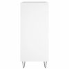 vidaXL vinylskab 84,5x38x89 cm konstrueret træ hvid