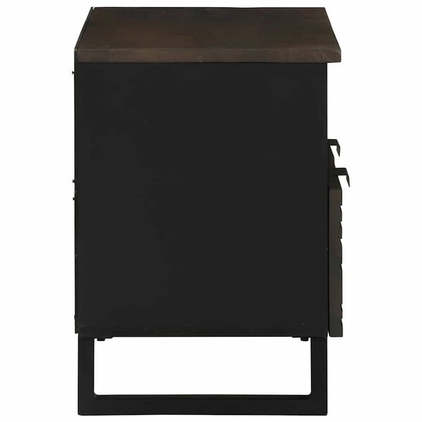 vidaXL TV Enheder med skuffe Valn&oslash;d 70 x 33 x 46 cm Konstrueret tr&aelig;