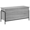 vidaXL Opbevaringskasse Gr&aring; Sonoma 80 x 40 x 49,5 cm Konstrueret tr&aelig;