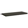 vidaXL B&aelig;nkpude SOEST 100% polyester Antracit 120 x 50 x 5 cm
