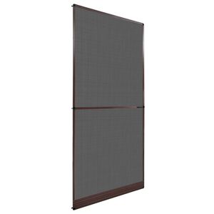 vidaXL Svingbart insektnet Brun og sort 100 x 215 cm