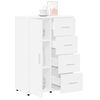 vidaXL kommoder 2 stk.. 60x31x84 cm konstrueret tr&aelig; hvid