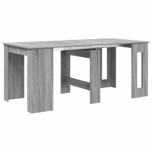 vidaXL Spisebord 180 x 85 x 75 cm Konstrueret tr&aelig; Gr&aring; Sonoma