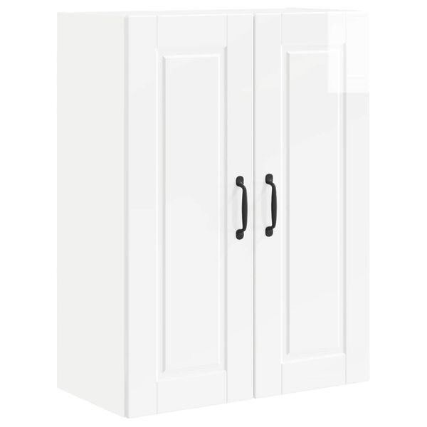 vidaXL K&oslash;kkenskab H&oslash;j gloss hvid 60 x 31 x 80 cm Konstrueret tr&aelig;