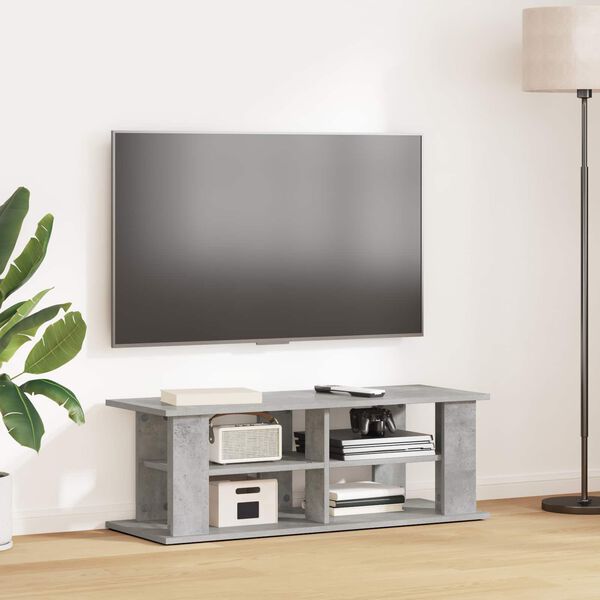 vidaXL TV stand Beton Gr&aring; 96 x 35 x 33,5 cm