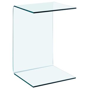 vidaXL sidebord 40x40x60 cm h&aelig;rdet glas