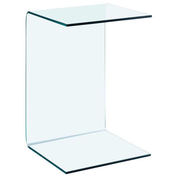 vidaXL sidebord 40x40x60 cm h&aelig;rdet glas