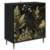 vidaXL Sideboard RHENEN Sort eg 69 x 33 x 76 cm Konstrueret tr&aelig;