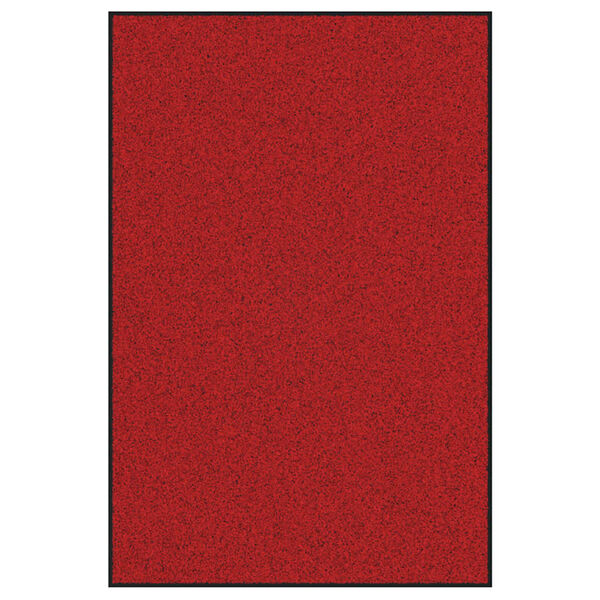 vidaXL D&oslash;rm&aring;tte Andet R&oslash;d og Sort 120 x 180 cm Polypropylen og vinyl