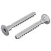 vidaXL Skrue 2 pcs Zinkbelagt 5 x 40 mm Jern