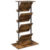 vidaXL Magasin Rack R&oslash;get eg 68 x 40 x 123.5 cm Konstrueret tr&aelig;