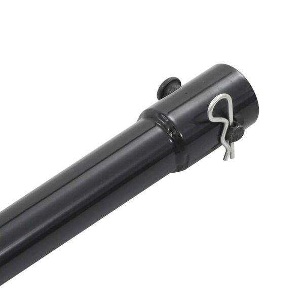 vidaXL borforlængelse stål 1 m