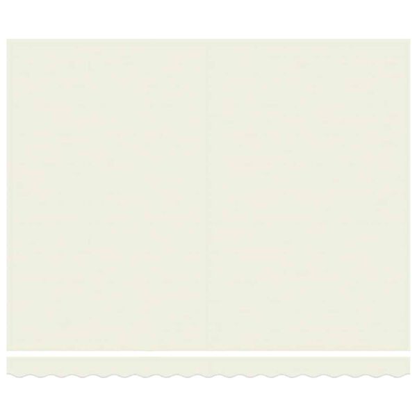 vidaXL foldemarkise 4x3 m stof og aluminium cremefarvet