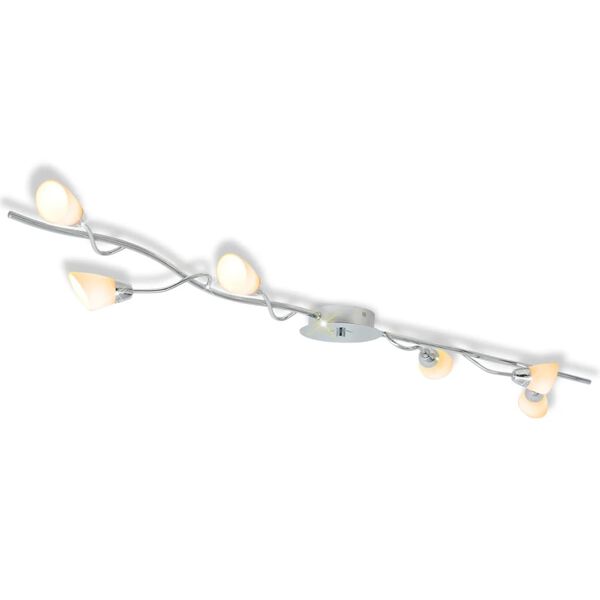 vidaXL loftslampe med 6 LED-pærer G9 240 W
