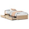 vidaXL sengeramme uden madras 90x200 cm massivt fyrretr&aelig;