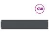 vidaXL Pl&aelig;nekant 30 stk. 20 x 103 cm St&aring;l Antracit