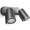 Steinel udend&oslash;rs spotlampe med sensor Spot Duo Sensor sort