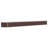 vidaXL plantekasse 512x80x36 cm galvaniseret st&aring;l brun