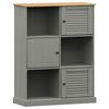 vidaXL bogreol VIGO 90x35x114,5 cm massivt fyrretr&aelig; gr&aring;
