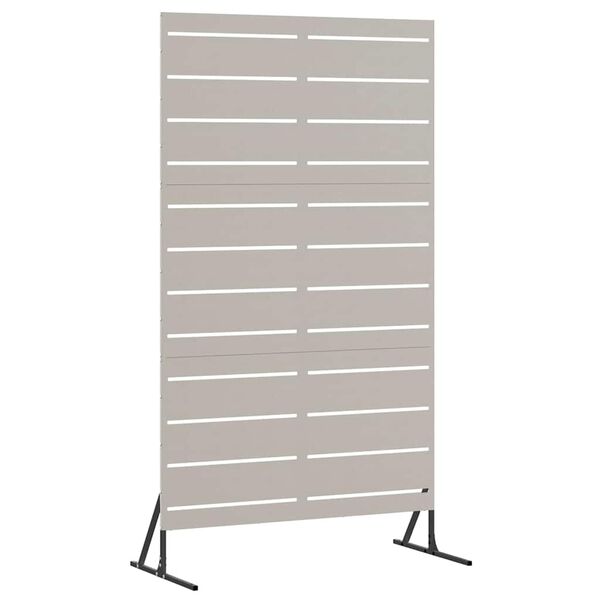 vidaXL Privatlivssk&aelig;rm Gr&aring; 100 x 50 x 180 cm Cortenst&aring;l