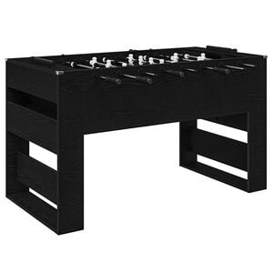 vidaXL Fodboldbord Sort Eg 146,5 x 74 x 85 cm Konstrueret tr&aelig;