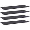 vidaXL boghylder 4 stk. 100x40x1,5 cm konstrueret tr&aelig; gr&aring;