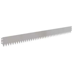 vidaXL Pl&aelig;nekant 10 stk. 103 x 10 cm Stainless Steel S&oslash;lv