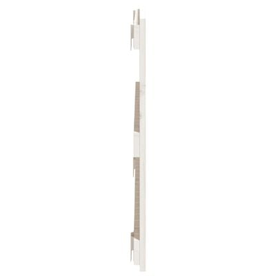 vidaXL sengegavl 95,5x3x60 cm massivt fyrretræ hvid